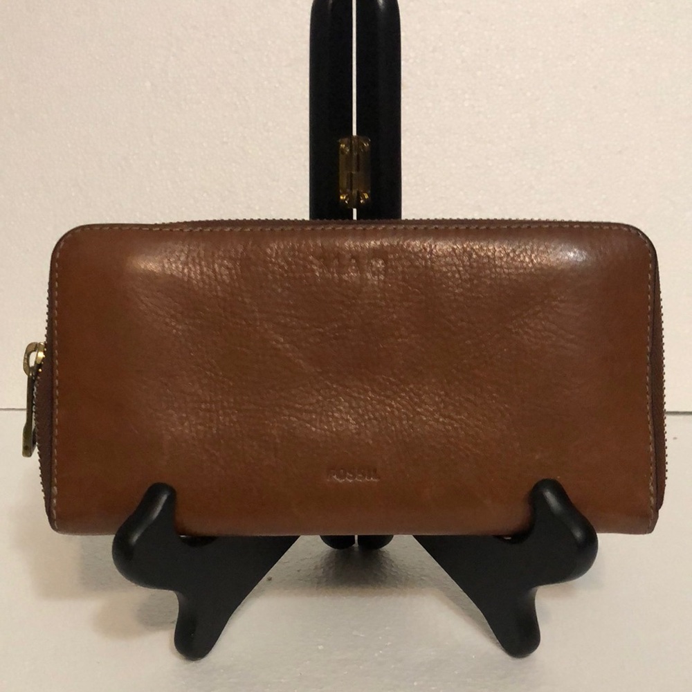 Fossil Tan Leather Wallet